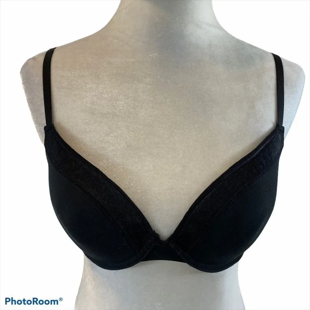 Lucky Brand Black‎ Padded Bra Size 36C